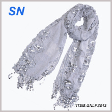 Top Selling Jewel Sequin Scarf for Lady (SNLPS013)